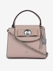 LYN Women Beige Solid Handbags