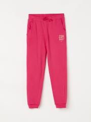 Fame Forever by Lifestyle Girls Pink Solid Cotton Joggers