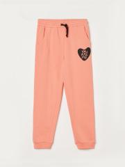 Fame Forever by Lifestyle Girls Pink Solid Cotton Joggers