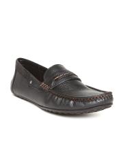 Franco Leone Men Black Solid Loafers