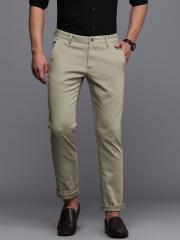 Allen Solly Men Beige Slim Fit Chinos