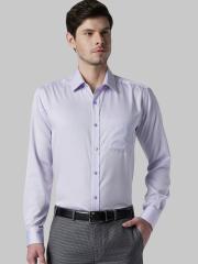 Park Avenue Men Purple Solid Formal Shirt