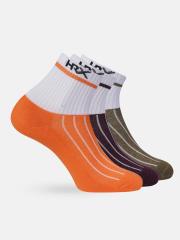 HRX by Hrithik Roshan Men Pack Of 3 Ankle-Length Socks