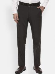 Van Heusen Men Black Formal Trousers