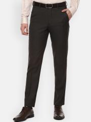 Van Heusen Men Black Formal Trousers