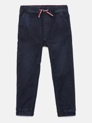 Tommy Hilfiger Boys Navy Blue Stretchable Jeans