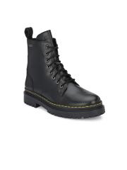 Delize Men Black Flat Boots