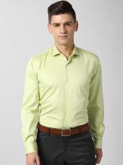 Peter England Men Yellow Opaque Formal Shirt