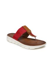 Inc 5 Women Red Solid Sandals