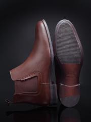 Red Tape Men Brown Leather Flat Boots