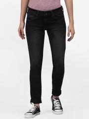 Pepe Jeans Women Black Mid-Rise Jeans