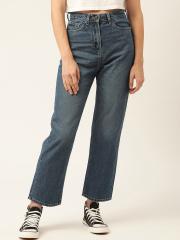 ELLE Women Blue Straight Fit Jeans