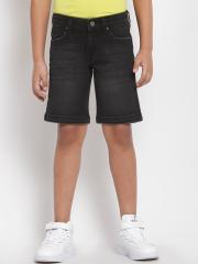 Pepe Jeans Boys Black Denim Shorts