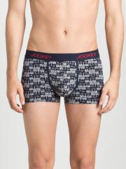 Jockey Men Blue Printed Trunks