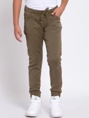 Pepe Jeans Boys Olive Green Jeans