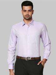 Raymond Men Purple Cotton Formal Shirt