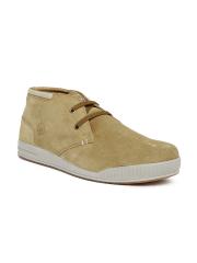 Woodland Men Brown Solid Suede Sneakers