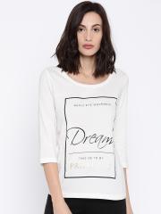 Vero Moda Women White Printed Top