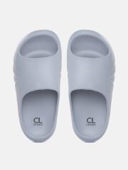 Carlton London Women Blue Solid Sliders