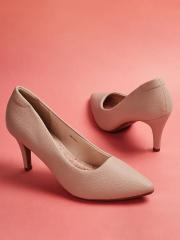 CODE by Lifestyle Women Beige Solid Pumps