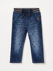 Juniors Boys Blue Light Fade Jeans