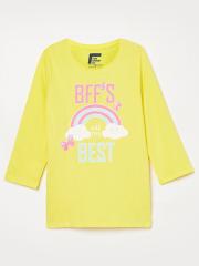 Fame Forever by Lifestyle Girls Yellow Printed Regular Top