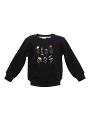 Daffodils GIRLS WEAR Girls Black Daffodils Sweatshirt