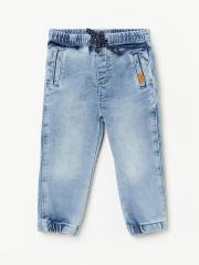 Juniors by Lifestyle Boys Blue Heavy Fade Jeans