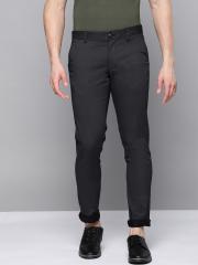 Indian Terrain Men Black Slim Fit Chinos Trousers