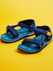 Fame Forever by Lifestyle Boys Navy Blue & Black Comfort Sandals