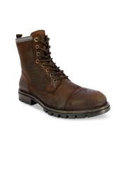 Alberto Torresi Men Tan & Brown Boots