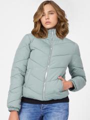 ONLY Women Green Solid Puffer Jacket