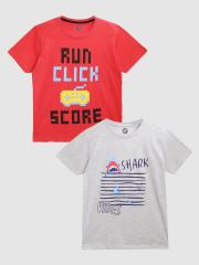 YK Pack of 2 Boys Printed T-Shirts