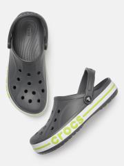 Crocs Unisex Grey Bayaband Perforations Clogs