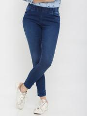 Kraus Jeans Women Blue Solid Denim Jeggings