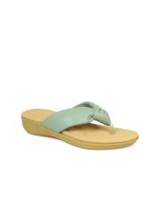 Inc 5 Women Green Flatform Sandals