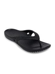 Crocs Kadee Women Black Thong Flip-Flops