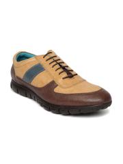 Knotty Derby Men Tonal Brown Oxford Sneakers