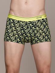 Calvin Klein Underwear Men Black & Yellow Printed Trunk NB22251BD