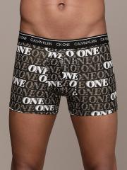 Calvin Klein Underwear Men Black Typographic Printed Trunk NB22161BB