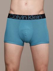 Calvin Klein Underwear Men Teal Blue Solid Trunk NB2682CX3