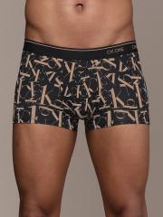 Calvin Klein Underwear Men Black Typographic Printed Trunk NB22251BF