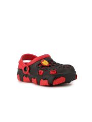 Disney Boys Black & Red Clogs Sandals