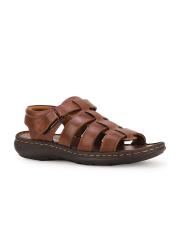 Bata Men Brown Fisherman Sandals