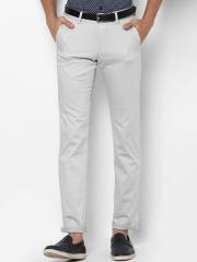 Allen Solly Men Grey Slim Fit Chinos Trousers