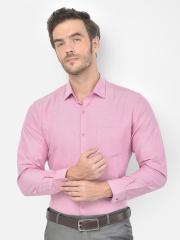 Canary London Men Pink Smart Formal Shirt