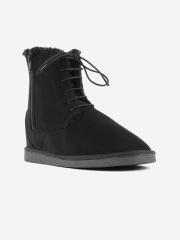 Carlton London Women Black Flat Boots