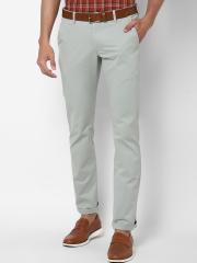 Allen Solly Men Grey Slim Fit Chinos Trousers