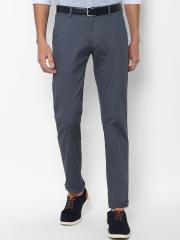 Allen Solly Men Grey Slim Fit Chinos Trousers