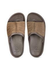 Crocs Yukon  Men Brown Flip-Flops